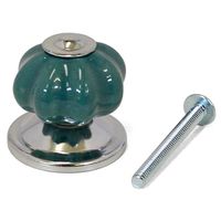 和気産業 セラミックつまみ グリーン 28mm×28mm×13mm IK-156 1セット(10個)（直送品）