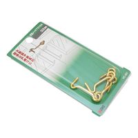 和気産業 真鍮メッキアオリ止め 32mm 2個入 VC-001 1セット(48個:2個×24セット)（直送品）