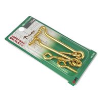 和気産業 真鍮メッキアオリ止め 75mm 2個入 VC-005 1セット(36個:2個×18セット)（直送品）