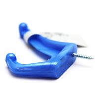 和気産業 PC帽子掛 青 BK-363 1セット(42個)（直送品）