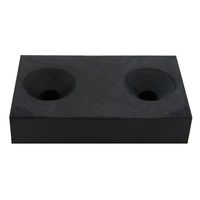 和気産業 当リブロック 角 No.8 30×50×10mm 4903757381285 1セット(12個)（直送品）