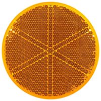 和気産業 リフレクター Rー100 直径110mm オレンジ Z-15 1セット(10個)（直送品）