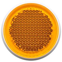 和気産業 リフレクター Rー44 直径44mm オレンジ Z-6 1セット(16個)（直送品）