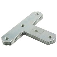 和気産業 ユニクロ隅金 T型 68×55mm 4枚 BK-017 1セット(80枚:4枚×20セット)（直送品）