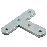 和気産業 ユニクロ隅金 T型 57×48mm 4枚 BK-016 1セット(104枚:4枚×26セット)（直送品）