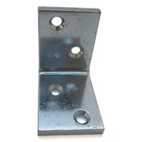 和気産業 ユニクロワイド隅金 横45mmX縦45mmX幅32mm BK-830 1セット(14個)（直送品）