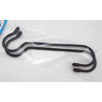 和気産業 カラーSカン ロング 黒 33mmX40mmX200mm 2本 SS022 1セット(28本:2本×14袋)（直送品）