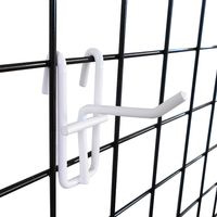 和気産業 メッシュパネル専用 メッシュフック 白 サイズ50mm 3本 EMP201 1セット(18本:3本×6袋)（直送品）