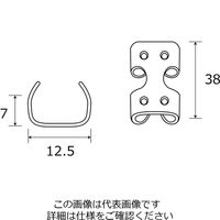 和気産業 ステンロープキャッチ 6mm 2個 R-004 1セット(12個:2個×6セット)（直送品）