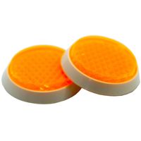 和気産業 リフレクター Rー27 直径27mm オレンジ 2個 Z-1 1セット(20個:2個×10セット)（直送品）