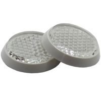 和気産業 リフレクター Rー27 直径27mm クリア 2個 Z-2 1セット(20個:2個×10セット)（直送品）