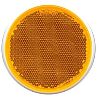 和気産業 リフレクター Rー60 直径60mm オレンジ Z-9 1セット(14個)（直送品）