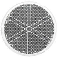 和気産業 リフレクター Rー80 直径80mm クリア Z-13 1セット(10個)（直送品）