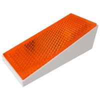 和気産業 リフレクター Reー773LD 75×33×26mm オレンジ Z-45 1セット(4個)（直送品）