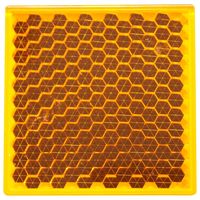 和気産業 リフレクター Sー50 50mm オレンジ Z-24 1セット(8個)（直送品）