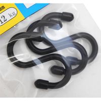 和気産業 カラーSカン 黒 15mmX15mmX45mm 3本 SS002 1セット(60本:3本×20袋)（直送品）