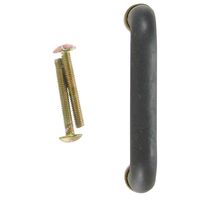 和気産業 ソフトハンドル 60mm 黒 VG-131 1セット(8個)（直送品）