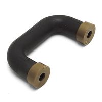 和気産業 ソフトハンドル 40mm 黒 VG-130 1セット(10個)（直送品）