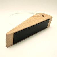 和気産業 木製ドアストッパー 屋内用 スタンダート WJ-53 1セット(8個)（直送品）