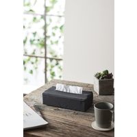 パール金属 ストレッチティッシュカバー ボックス用 ブロック柄レッド N-7761 1個