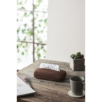 パール金属 ストレッチティッシュカバー ボックス用 ブロック柄ブラック N-7763 1個