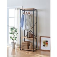 パール金属 シンプルハンガーラック602 N-7799 1個