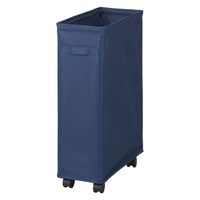 パール金属 ランドリーバスケット 34L ダークブルー N-7891 1個（直送品）