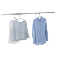 パール金属 ジョイント式 ステンレス伸縮物干し竿 ハンガー掛け付 2.1~3.0M N-7917 1個