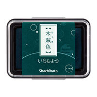 シヤチハタ スタンプ台 いろもよう 木賊色 HAC-1-DG 1個
