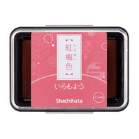 シヤチハタ スタンプ台 いろもよう 紅梅色 HAC-1-LPP 1個