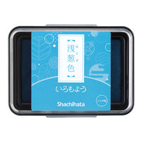 シヤチハタ スタンプ台 いろもよう 浅葱色 青 HAC-1-TQ