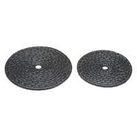 黒染籐鍋敷小 300044 1枚 萬洋（直送品）