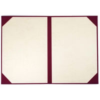 美濃商会 証書ファイル 布 赤 Bタイプ 8221-02 1セット(1冊×2)