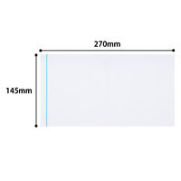 【デリバリーパック】アスクル 現場のチカラ デリバリーパックポケットタイプ 長3用 かえし機能付 1袋（25枚入） オリジナル