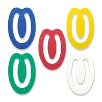 デビカ 紙のクリップ 5色アソート 063206 1袋（30個）