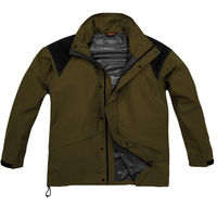 弘進ゴム Bー1300 ODR透湿LIGHTレインスーツ カーキ L H1300BBL 1着