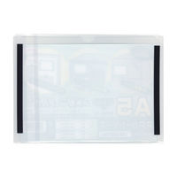 共栄プラスチック マグネット付 PPカードケース A5 PPM-15 1セット(1枚×15)