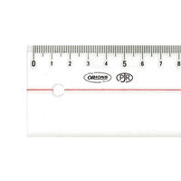 メタクリル直線定規　５０ｃｍ A-3050 3本 共栄プラスチック