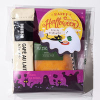 アデリー 【20個セット】ハロウィンプチギフト　ネコとおばけのカフェセットＡ HWB-01A-20（直送品）
