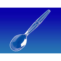 アサヒ徳島 テイクアウト用スプーン 丸中 A 透明　7500枚(100枚×75) 00137542（直送品）