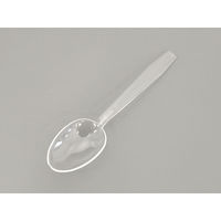 アサヒ徳島 テイクアウト用スプーン 丸中 B 透明 袋入　6000枚(100枚×60) 00193975（直送品）
