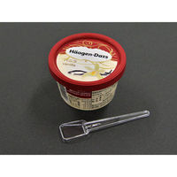 アサヒ徳島 テイクアウト用バラ エーススプーン 透明　10000枚(100枚×100) 00314715（直送品）