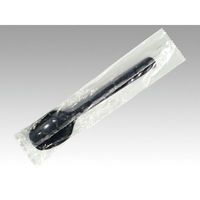 アサヒ徳島 テイクアウト用 スプーン#160 黒 単袋入　3000枚(100枚×30) 00355712（直送品）