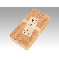 中村 割箸 吉野杉 角箸 白帯巻 100膳セロ巻【weeco】　2500枚(100枚×25) 00393189（直送品）