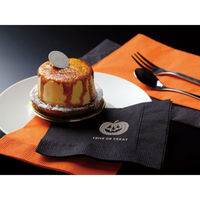 オリエンタル紙業 4ツ折ナフキン 2P 4ツ折ナフキン ハロウィン ブラック　1500枚(50枚×30) 00529057（直送品）