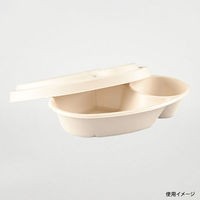 パックスタイル バガス容器 BBカレー C-1 ラミ 新 450枚(50枚×9) 00701256 1セット(450枚(50枚×9)入)（直送品）