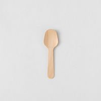 アサヒグリーン カトラリー 木製スプーン85 紙完封 茶色【weeco】　5000枚(100枚×50) 10052000（直送品）