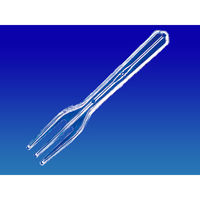 アサヒ徳島 テイクアウト用フォーク 90mm バラ 透明　10000枚(100枚×100) 129811（直送品）