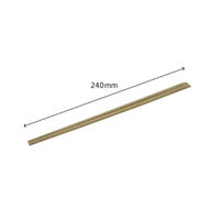 マスキ 割箸 竹箸 炭化茶 天削 24cm【weeco】　3000枚(100枚×30) 2191355（直送品）