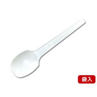 アサヒ徳島 テイクアウト用 BP中スプーン#100 単袋入【weeco】　10000枚(500枚×20) 620299（直送品）